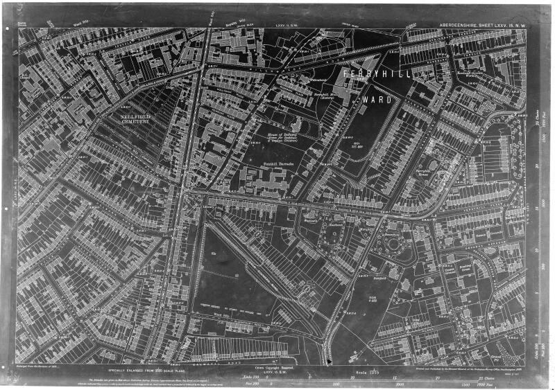 O.S. Map -  Copy of Section Ferryhill Area