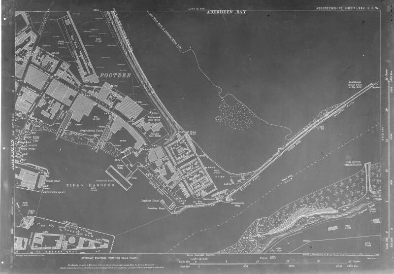 O.S. Map -  Copy of Section Harbour-Fittie Area