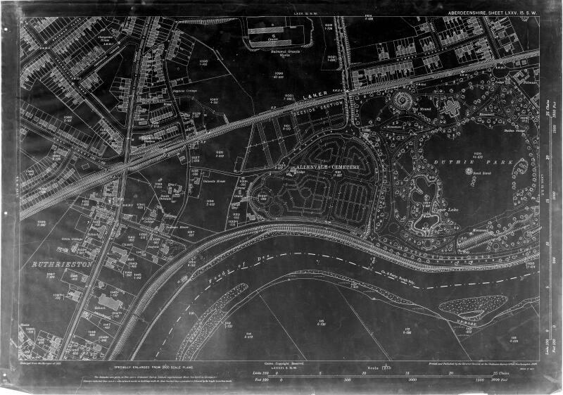 O.S. Map -  Copy of Section Ruthrieston Area