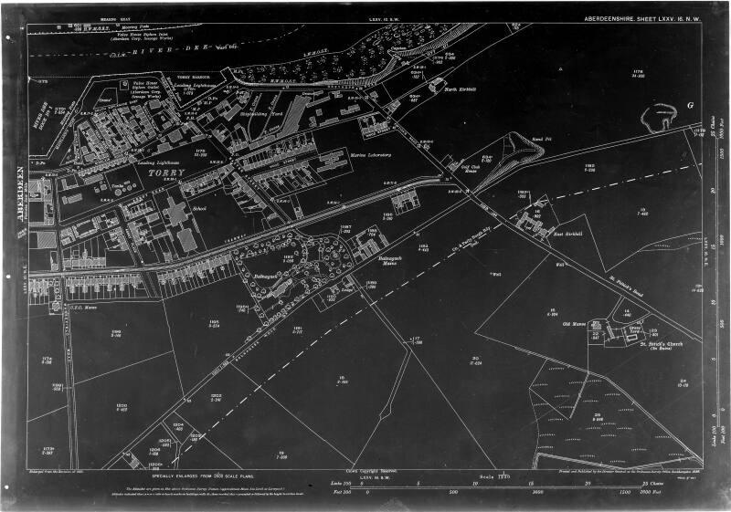 O.S. Map -  Copy of Section Torry Area