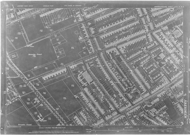 O.S. Map -  Copy of Section Union Grove-Great Western Road Area