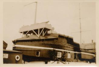 HMS Unicorn, Royal Naval Reserve training ship at Earl Grey Dock, Dundee