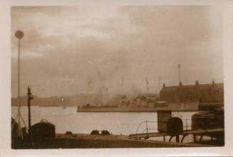 Dutch torpedo boats Z1 and Z2 at Aberdeen harbour