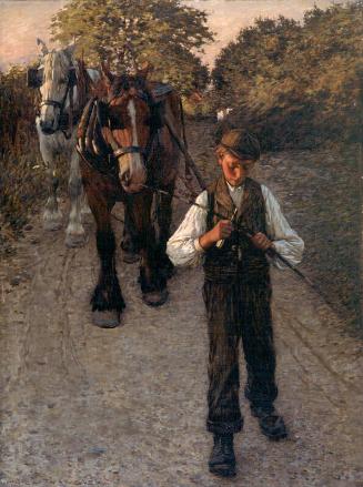 The Plough Boy by Henri H. La Thangue