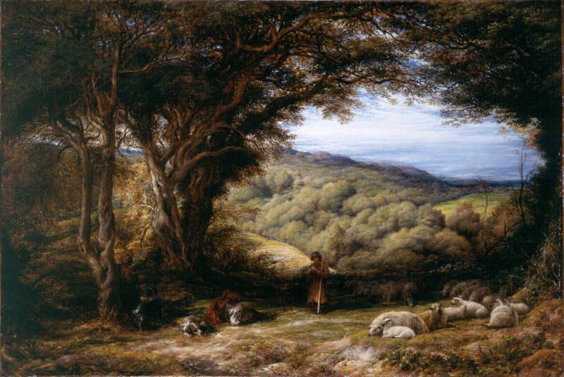Under the Hawthorn by John Linnell