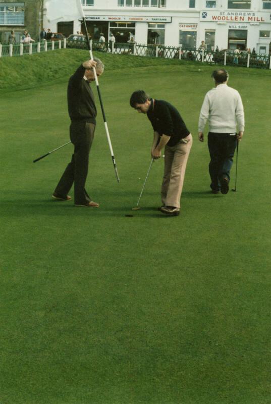 Donside Papermill Employee on Golf Outing to St Andrews