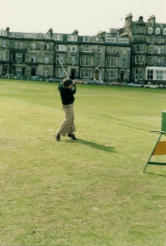 Donside Papermill Employee on Golf Outing to St Andrews