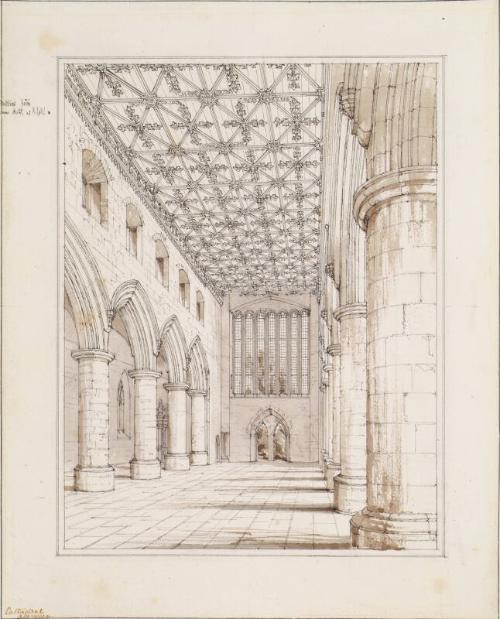 Aberdeen Cathedral - Interior Of Nave (Vol1pl11 The Baronial Ecclesiastical Antiquities Of Scot…