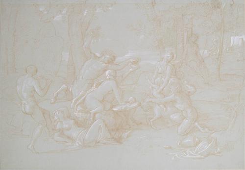 Bacchus Nursed By The Nymphs Of Nyssa by William Dyce