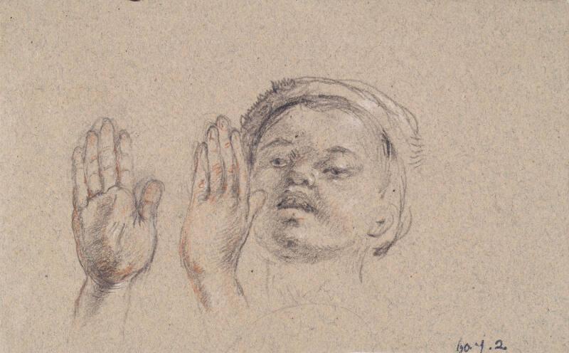 Boy Clapping Hands by Sir William Allan