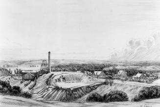 Colliery Seen From Bellshill Academy by James Cowie