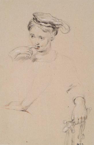 Girl, Finger To Mouth, Holding Toy by Sir William Allan