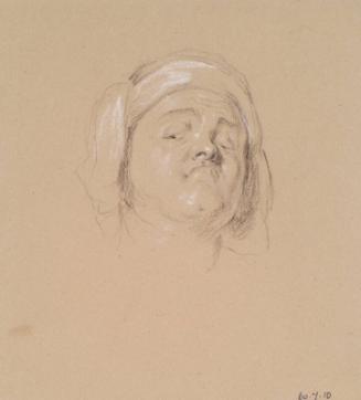 Head Of A Man, Head Thrown Back by Sir William Allan