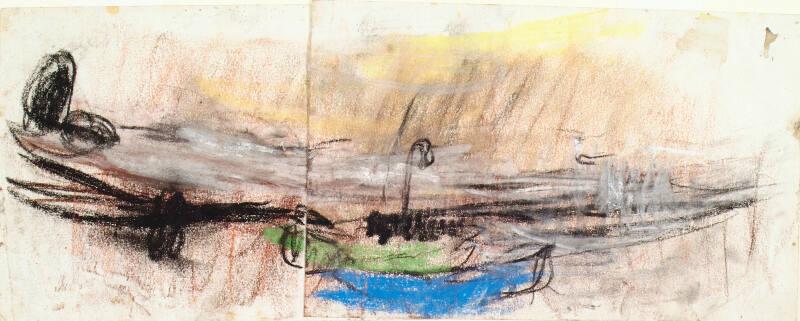 The Sea At Catterline by Joan Eardley