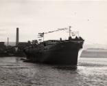 Black and white photographs Showing Launch Of The Collier 'ewell' Built At Hall Russell In 1958