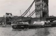 Black and white photographs Showing Launch Of The Collier 'ewell' Built At Hall Russell In 1958