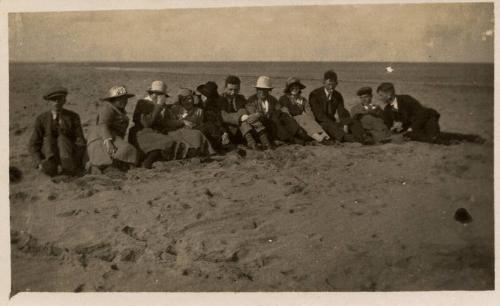 Group on beach