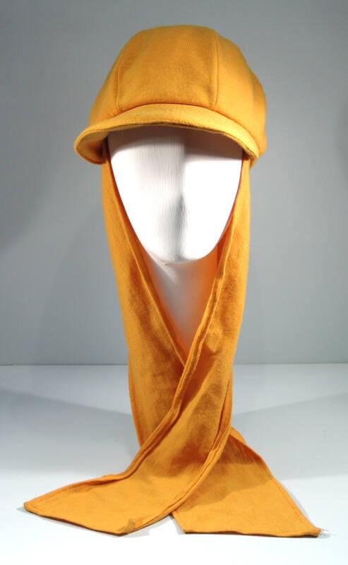 Ladies Mustard Yellow Cotton Jersey Hat