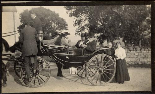 Group in carriage