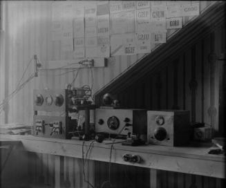 View of Radio Ham's Set Up