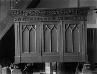 Carved Tomb in Workshop