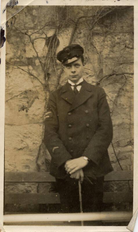 Young man in uniform