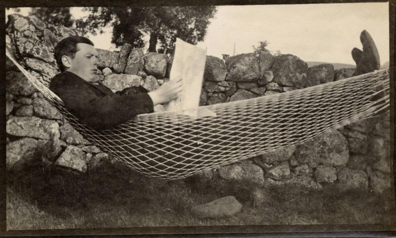 Man in hammock