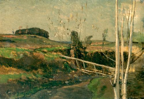 Landscape by Henri Joseph Harpignies