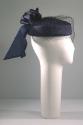 Navy Hat With Veil