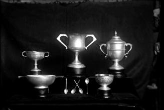 Trophies Including McDonald Golf Course Challenge Cup