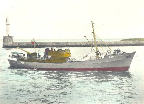 Aberdeen trawler Ben Meidie, built by John Lewis & Sons in 1959 for Richard Irvin