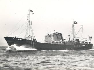 Photograph showing the launch of Ben Screel