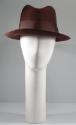 Brown Felt Trilby Hat