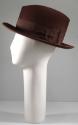 Brown Felt Trilby Hat