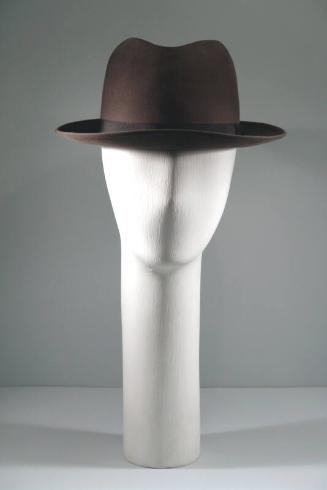 Gents Taupe Trilby Hat