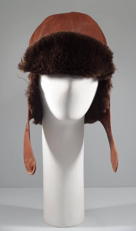 Gents Brown Motoring Hat