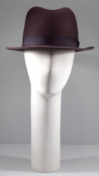 Grey Felt Trilby Hat