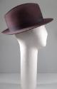 Grey Felt Trilby Hat