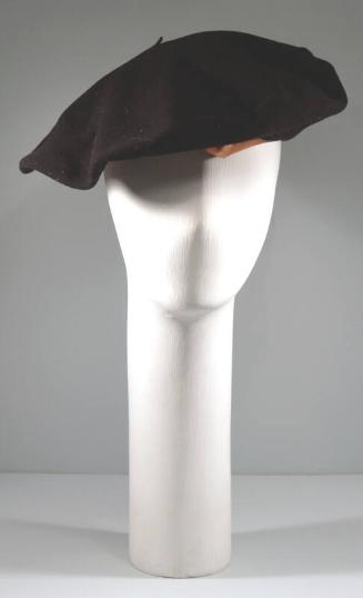 Black Felt Beret (Owned by James McBey)