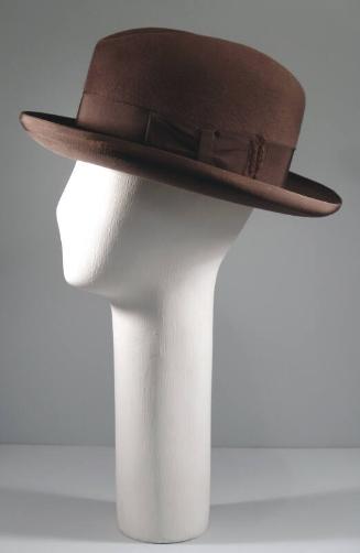 Brown Felt Trilby Hat