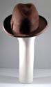Brown Felt Trilby Hat