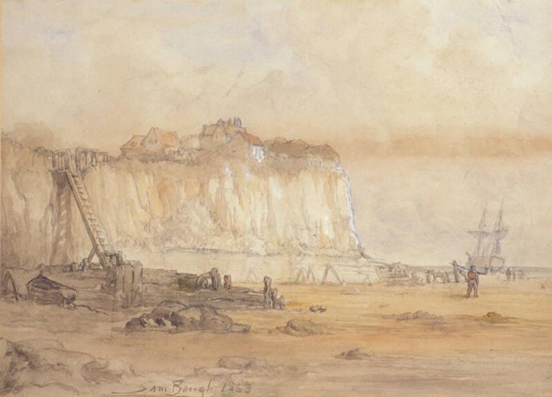 Landscape With Cliff by Samuel Bough