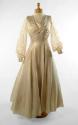 Gold Lurex Evening Dress