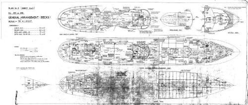 Benella (213) and Primella (218) - General Arrangement Decks