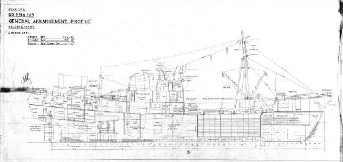 Red Rose (221) and Red Hackle (225) - general arrangement (profile)