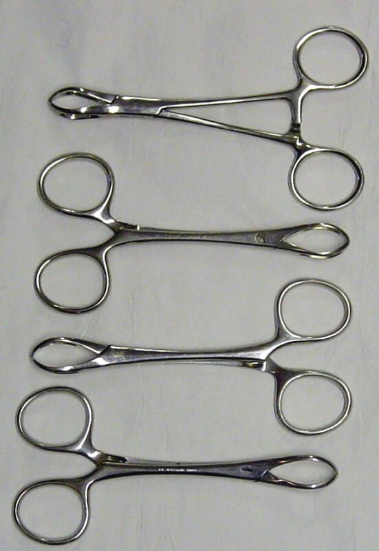 Towel Holding Or Tissue Forceps (X4)