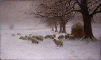 Sheep in a Snowstorm by Joseph Farquharson