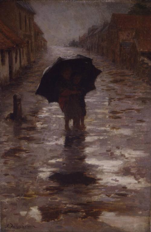 A Wet Day by Joseph Farquharson