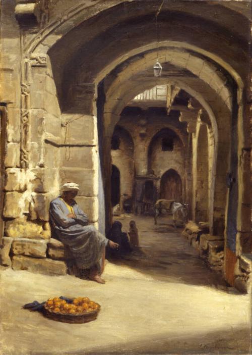 The Orange Seller by Joseph Farquharson