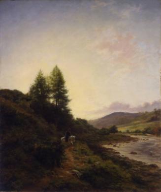 On the Dee near Woodend by Joseph Farquharson